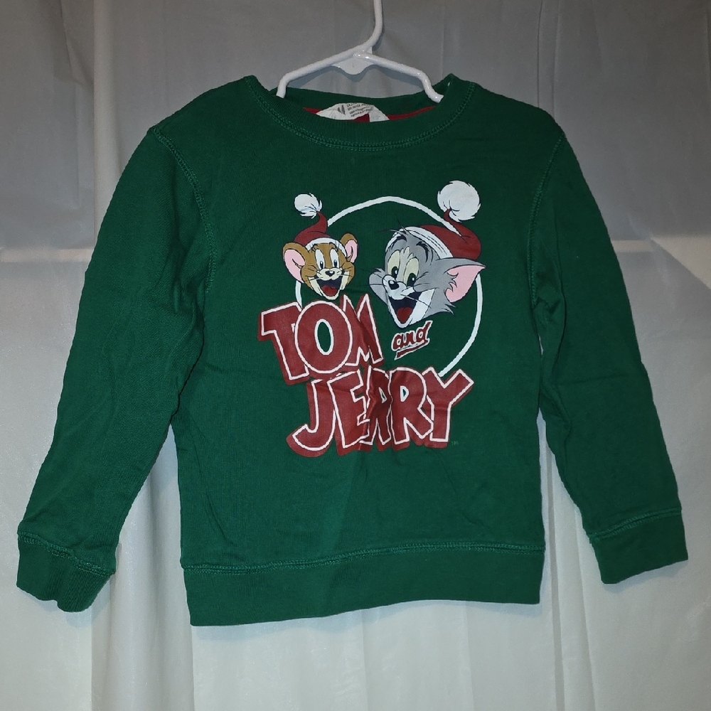 H&M Kids Green Tom and Jerry Sweatshirt